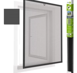 Alu Langų Tinklelis Nuo Uodų 100x120 Antracito Spalvos