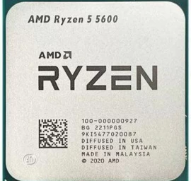 Amd Ryzen 5 5600 Procesoriaus Dėklas (3,5 Ghz /32 Mb /socket Am4 )