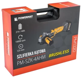 Amumuliatorinis Kampinis šlifuoklis  Powermat  PM1320