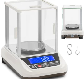 Analitinės Laboratorinės Svarstyklės Su Lcd Dangteliu Rs232 2000g / 0,01g