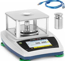 Analitinės Laboratorinės Svarstyklės Su Stikliniu Dangteliu Ir Lcd Jutikliniu Skydeliu 200 G / 0,001 G Analitinės Laboratorinės Svarstyklės Su Stikliniu Dangteliu Ir Lcd Jutikliniu Skydeliu 200 G / 0,001 G