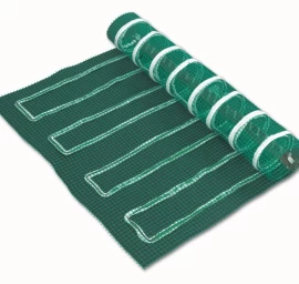 Anglies pluošto grindinio šildymo tinklelis Genius Carbon (modulinė sistema),100 W, 0,60 m²
