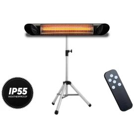 Anglies pluošto infraraudonųjų spindulių šildytuvas Veito BLADE S su stovu