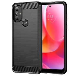 Anglinis Lankstus Dėklas Motorola Moto G Power 2022 Juodos Spalvos
