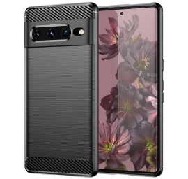 Anglinis Lankstus Dėklo Dangtelis google Pixel 7 Pro Juodas