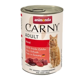 Animonda Carny Adult visavertis šlapias pašaras suaugusioms katėms, jautiena, konservai, 400g
