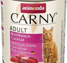 Animonda Carny Adult visavertis šlapias pašaras suaugusioms katėms, mėsos kokteilis, konservai, 800g