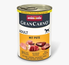 Animonda GranCarno Adult visavertis šlapias pašaras suaugusiems šunims, kalakutiena, konservai, 400g