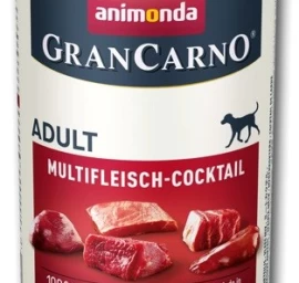 Animonda GranCarno Adult visavertis šlapias pašaras suaugusiems šunims, mėsos kokteilis, konservai, 400g
