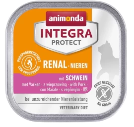 Animonda Integra Protect Renal drėgnas pašaras katėms, kiauliena, 100 g
