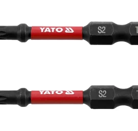 Antgaliai smūginiai | 6,3 mm (1/4) | S2 | T-Star (Torx) T20 | 2 vnt. (YT-78053)