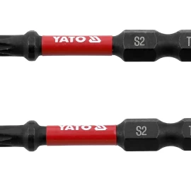Antgaliai smūginiai | 6,3 mm (1/4) | S2 | T-Star (Torx) T25 | 2 vnt. (YT-78054)