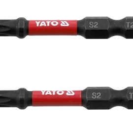 Antgaliai smūginiai | 6,3 mm (1/4) | S2 | T-Star (Torx) T27 | 2 vnt. (YT-78055)