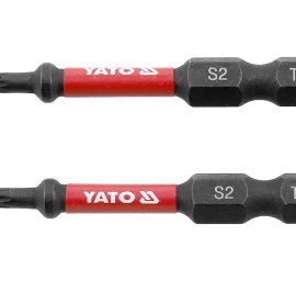 Antgaliai smūginiai | 6,3 mm (1/4) | S2 | T-Star (Torx) T8 | 2 vnt. (YT-78050)