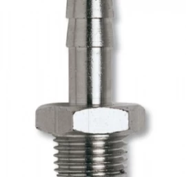 Antgalis žarnai 6 mm su sriegiu 1/4 - 6 mm  (GV-1382)
