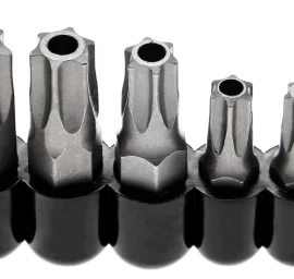 Antgalių komplektas | 10 mm (1/4) / 10 mm (3/8) | T-Star su skylutėmis (Torx) | 11 vnt. (786) Antgalių komplektas | 10 mm (1/4) / 10 mm (3/8) | T-Star su skylutėmis (Torx) | 11 vnt. (786)