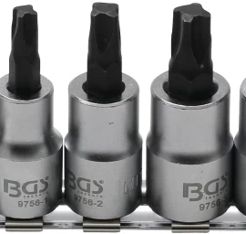 Antgalių rinkinys | 10 mm (3/8) | 4-kampų profilis (MTS-Mortorq) MTS0 - MTS04 | 5 pcs. (9756)