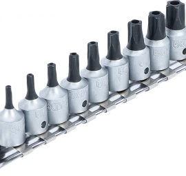 Antgalių rinkinys | 6,3 mm (1/4) | TS-Star (Torx Plus) TS10 - TS50 | 9 vnt (71020)