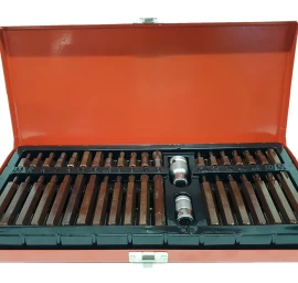 Antgalių rinkinys S2 | torx/hex/spline | 40 vnt. (H393340)