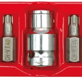 Antgalių rinkinys TORX, 7 dalių, 30mm ilgio  (66570)