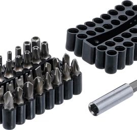 Antgalių rinkinys | trumpi | 6.3 mm (1/4) | įvairių tipų | 32 vnt. (763)