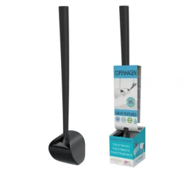 Antibakterinis unitazo šepetys - Sanimaid COPENHAGEN juodas, S30-BLACK