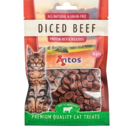 ANTOS Diced Beef skanėstai katėms su jautiena 50g (12), 20586P