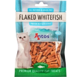 ANTOS Flaked Whitefish skanėstai katėms su žuvimi 50g (12), 20588P