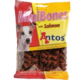 ANTOS Mini Bones Salmon maži kauliukai su lašiša 200g (25), 10244P