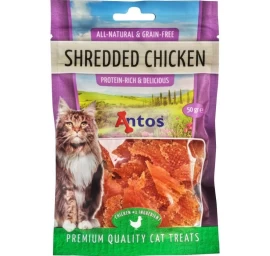 ANTOS Shredded Chicken skanėstai katėms su vištiena 50g (12), 20565P