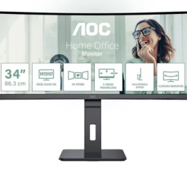 Aoc Cu34p3cv Monitorius (34&amp;quot; /va /100hz /3440 X 1440 / Juodos Spalvos)