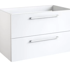 Apatinė spintelė Kame DUET su stalčiais, 79cm, blizgi balta BU/8-2DR/D1