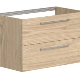 Apatinė spintelė Kame DUET su stalčiais, 79cm, šviesus ąžuolas BU/8-2DR/35