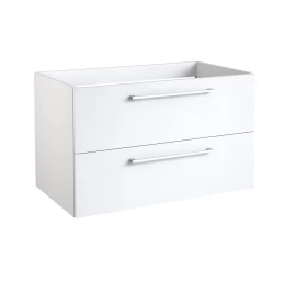 Apatinė spintelė Kame Gama, blizgi balta 80 cm BUC/8-3DR/D1-PO