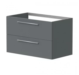 Apatinė spintelė Kame Gama, matinė pilka 80 cm BUC/8-3DR/D05
