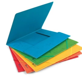 Aplankas su gumelėmis Forpus, A4, kartoninis, talpa 300 lapų, geltonas