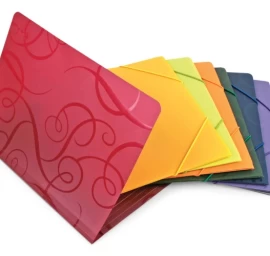 Aplankas su gumelėmis Forpus Barocco, A4, plastikinis, žalias  0816-031