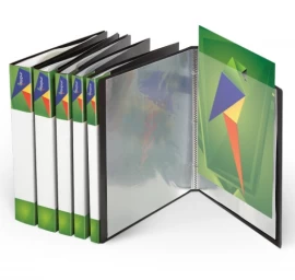 Aplankas su įmautėmis Forpus (80) A4, juodas