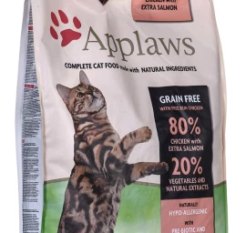 Applaws CAT Adult sausas kačių maistas su vištiena ir lašiša, 7,5 kg