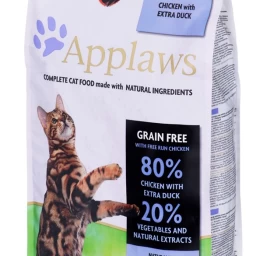 Applaws sausas kačių maistas, vištiena ir antis, 2 kg