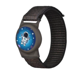 apple Airtag Dėklas Su Nailoniniu Riešo Dirželiu Vaikams - Astronautas