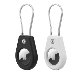 apple Airtag Vietos Nustatymo Dėklas Su Plieniniu Kabeliu - 2 Vnt.