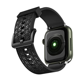 „apple Watch“ 42 / 44 / 45 Mm Laikrodžio Dirželis-apyrankė – Juodas