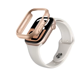apple Watch 46 Mm Minimalaus Korpuso Dėklas - Rožinis Auksas