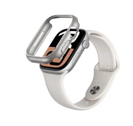 apple Watch 46 Mm Minimalaus Korpuso Dėklas - Sidabrinis