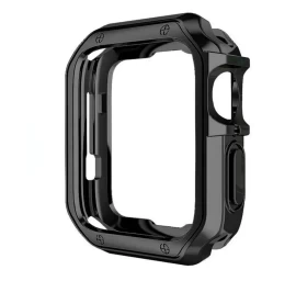apple Watch Series 10 42 Mm Minkštas Tvirtas Laikrodžio Dėklas - Juodas