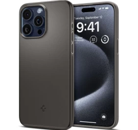 Apsauginė įmautė Iphone 15 Pro Thin Fit Pilka