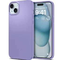 Apsauginė įmautė Iphone 15 Thin Fit Violetinė