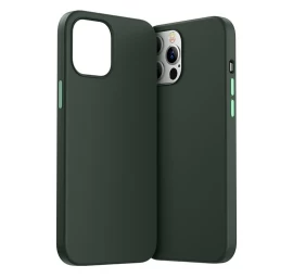 Apsauginis Dėklas Iphone 12 Pro Max Color Series žalias