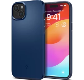 Apsauginis Dėklas Iphone 15 Plus Thin Fit Blue